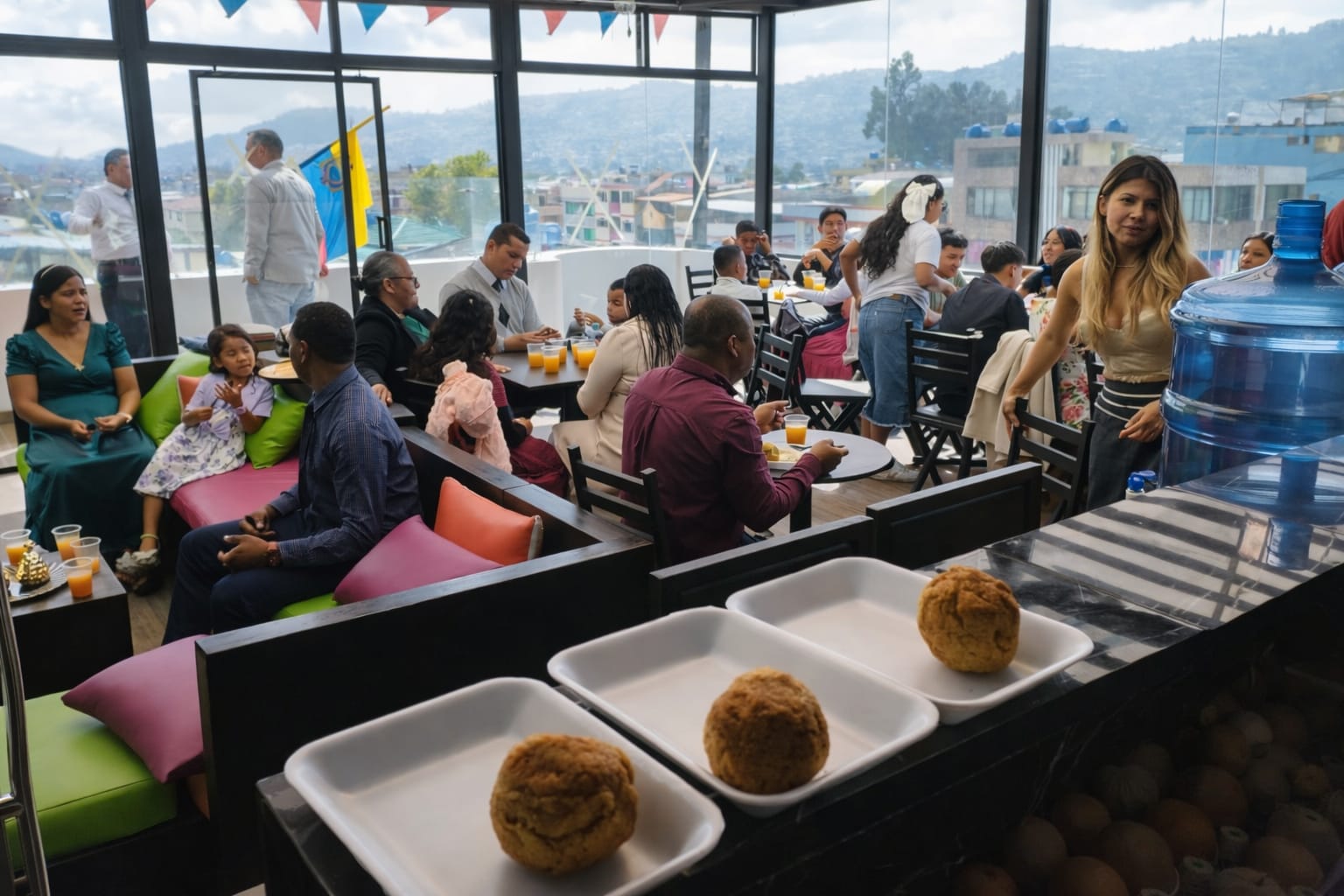 Comedor del Hostal Sabaoth